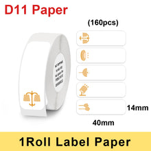 Load image into Gallery viewer, Multicolor D11 Printing Label For Niimbot D11 D110 Wireless Label Printer Waterproof Anti-Oil Tear-Resistant Thermal Label Paper
