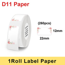 Load image into Gallery viewer, Multicolor D11 Printing Label For Niimbot D11 D110 Wireless Label Printer Waterproof Anti-Oil Tear-Resistant Thermal Label Paper
