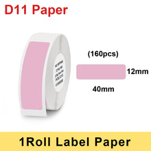 Load image into Gallery viewer, Multicolor D11 Printing Label For Niimbot D11 D110 Wireless Label Printer Waterproof Anti-Oil Tear-Resistant Thermal Label Paper
