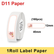 Load image into Gallery viewer, Multicolor D11 Printing Label For Niimbot D11 D110 Wireless Label Printer Waterproof Anti-Oil Tear-Resistant Thermal Label Paper
