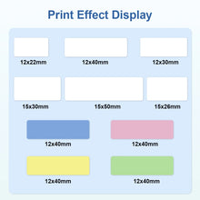 Load image into Gallery viewer, Multicolor D11 Printing Label For Niimbot D11 D110 Wireless Label Printer Waterproof Anti-Oil Tear-Resistant Thermal Label Paper
