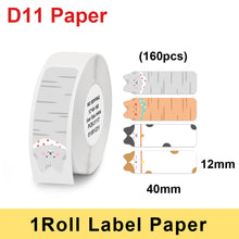 Load image into Gallery viewer, Multicolor D11 Printing Label For Niimbot D11 D110 Wireless Label Printer Waterproof Anti-Oil Tear-Resistant Thermal Label Paper
