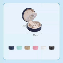 Load image into Gallery viewer, Multilayer jewelry box small stud earrings box ring receive box necklaces earrings jewelry box portable cassette jewelry mirrors
