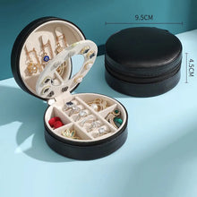 Load image into Gallery viewer, Multilayer jewelry box small stud earrings box ring receive box necklaces earrings jewelry box portable cassette jewelry mirrors
