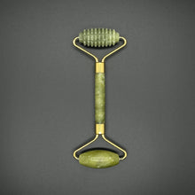 Load image into Gallery viewer, Multiple Sizes Scraping Natural Green Stone GUASHA Board &amp; Face Jade Roller For Facial Firming Lift SPA Skincare Massage Gua Sha
