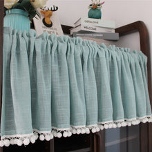 Load image into Gallery viewer, Kitchen Cabinet Curtain Dustproof Half-curtain Wardrobe Cover for Bay Window Short Curtain Door Partition Cabinet Drape
