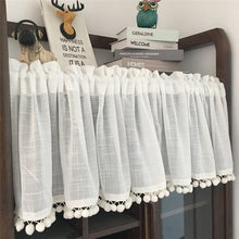 Load image into Gallery viewer, Kitchen Cabinet Curtain Dustproof Half-curtain Wardrobe Cover for Bay Window Short Curtain Door Partition Cabinet Drape
