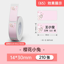 Load image into Gallery viewer, NIIMBOT D11/D101/D110  Label Paper Name Sticker Waterproof Classified Storage Color Sticker for Niimbot D110 D11 D101 Printer
