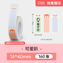 Load image into Gallery viewer, NIIMBOT D11/D101/D110  Label Paper Name Sticker Waterproof Classified Storage Color Sticker for Niimbot D110 D11 D101 Printer
