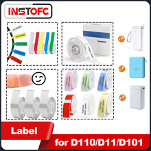 Load image into Gallery viewer, NIIMBOT Thermal Label Paper for D101 D11 D110 Portable Label Maker Self-adhesive Sticker Waterproof Price Address Cable Tape
