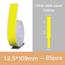 Load image into Gallery viewer, NIIMBOT Thermal Label Paper for D101 D11 D110 Portable Label Maker Self-adhesive Sticker Waterproof Price Address Cable Tape
