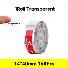 Load image into Gallery viewer, NIIMBOT Thermal Paper Self-adhesive Labels for D11 D101 D110 Mini Printer White Waterproof Sticker Colorful Cable Tape Rolls
