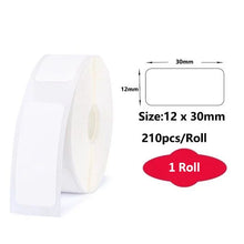 Load image into Gallery viewer, NIIMBOT Thermal Paper Self-adhesive Labels for D11 D101 D110 Mini Printer White Waterproof Sticker Colorful Cable Tape Rolls
