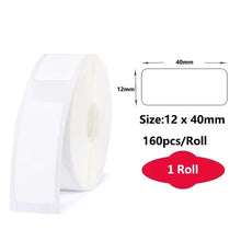 Load image into Gallery viewer, NIIMBOT Thermal Paper Self-adhesive Labels for D11 D101 D110 Mini Printer White Waterproof Sticker Colorful Cable Tape Rolls
