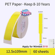Load image into Gallery viewer, NIIMBOT b18 Thermal transfer label printer Wireless Bluetooth connection, B18 decal paper , printing a variety of color ribbon

