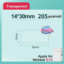 Load image into Gallery viewer, NIIMBOT b18 Thermal transfer label printer Wireless Bluetooth connection, B18 decal paper , printing a variety of color ribbon
