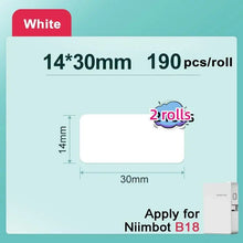 Load image into Gallery viewer, NIIMBOT b18 Thermal transfer label printer Wireless Bluetooth connection, B18 decal paper , printing a variety of color ribbon
