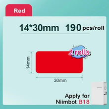 Load image into Gallery viewer, NIIMBOT b18 Thermal transfer label printer Wireless Bluetooth connection, B18 decal paper , printing a variety of color ribbon

