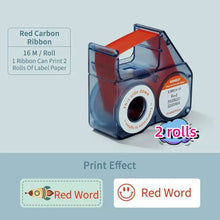 Load image into Gallery viewer, NIIMBOT b18 Thermal transfer label printer Wireless Bluetooth connection, B18 decal paper , printing a variety of color ribbon
