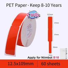 Load image into Gallery viewer, NIIMBOT b18 Thermal transfer label printer Wireless Bluetooth connection, B18 decal paper , printing a variety of color ribbon
