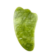 Load image into Gallery viewer, Natural Jade Face Massager Gua Sha Stone Face  Guasha Masaje Facial Board Acupoint Eye Care SPA Massager Tool massage visage
