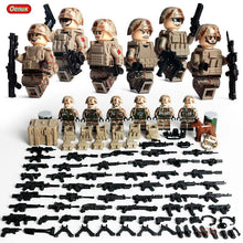 Load image into Gallery viewer, Military Jeeped Car Vehicle Model Building Block Mini Army Soldiers Figures Enlighten Brick MOC Toy For Kids Gift
