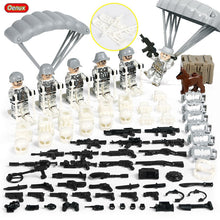 Load image into Gallery viewer, Military Jeeped Car Vehicle Model Building Block Mini Army Soldiers Figures Enlighten Brick MOC Toy For Kids Gift
