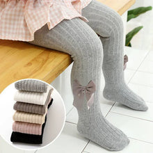 Load image into Gallery viewer, New Baby Girl Tights Cute Bows Winter Autumn Solid Color Thick Warm Soft Cotton Newborn Baby Tights Pantyhose Clothes Toddler
