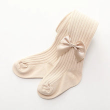 Load image into Gallery viewer, New Baby Girl Tights Cute Bows Winter Autumn Solid Color Thick Warm Soft Cotton Newborn Baby Tights Pantyhose Clothes Toddler
