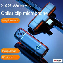 Load image into Gallery viewer, New Cool Wireless Microphone Portable Audio Video Recording Microphone Mobile Camera Games Live Outdoors
