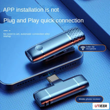 Load image into Gallery viewer, New Cool Wireless Microphone Portable Audio Video Recording Microphone Mobile Camera Games Live Outdoors
