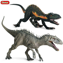 Load image into Gallery viewer, New Jurassic Indominus Rex Velociraptor Action Figures Savage Tyrannosaurus Dinosaur World Animals Model PVC Collection Kid Toy
