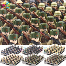 Load image into Gallery viewer, New Kids Toys WW2 Military Figures Building Blocks Nation Army Soldiers Assemble Bricks Educational Toys For Boys Christmas Gift
