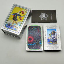 Load image into Gallery viewer, New Plastic Rider Hot Stamping Gold Foil Tarot Exquisite Board Game Divination Cards For Collection
