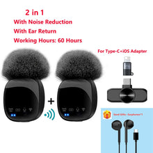 Load image into Gallery viewer, New R8 Wireless Lavalier Microphone Portable Audio Video Recording Mini Mic for iPhone Android Live Broadcast Gaming Phone Mic

