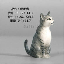 Load image into Gallery viewer, New Simulation Wild Animal Model Toys Set White Pet Cat Poultry Orange Cat Action Figure Cognition Educational Toy for Childrens
