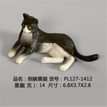 Load image into Gallery viewer, New Simulation Wild Animal Model Toys Set White Pet Cat Poultry Orange Cat Action Figure Cognition Educational Toy for Childrens

