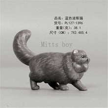 Load image into Gallery viewer, New Simulation Wild Animal Model Toys Set White Pet Cat Poultry Orange Cat Action Figure Cognition Educational Toy for Childrens
