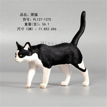 Load image into Gallery viewer, New Simulation Wild Animal Model Toys Set White Pet Cat Poultry Orange Cat Action Figure Cognition Educational Toy for Childrens
