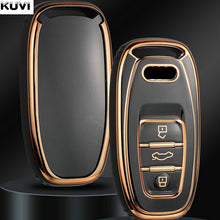 Load image into Gallery viewer, New TPU 6D Plating Car Remote Smart Key Cover Case Shell For A1 A3 A4 A5 A6 A7 A8 Quattro Q3 Q5 Q7 2009-2015 Accessories
