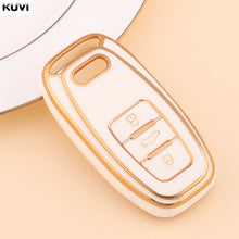 Load image into Gallery viewer, New TPU 6D Plating Car Remote Smart Key Cover Case Shell For A1 A3 A4 A5 A6 A7 A8 Quattro Q3 Q5 Q7 2009-2015 Accessories
