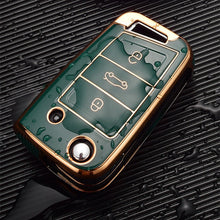 Load image into Gallery viewer, New TPU Car Flip Key Case Cover Shell for  Golf 7 MK7 Tiguan MK2 for Seat Ateca Leon FR Ibiza Skoda Octavia Kodiaq
