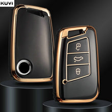 Load image into Gallery viewer, New TPU Car Key Case Cover Bag For  Passat B8 Magotan For Skoda Superb A7 Kodiaq Seat Shell Fob
