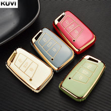 Load image into Gallery viewer, New TPU Car Key Case Cover Bag For  Passat B8 Magotan For Skoda Superb A7 Kodiaq Seat Shell Fob

