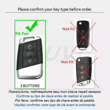 Load image into Gallery viewer, New TPU Car Key Case Cover Bag For  Passat B8 Magotan For Skoda Superb A7 Kodiaq Seat Shell Fob
