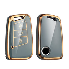 Load image into Gallery viewer, New TPU Car Key Case Cover Bag For  Passat B8 Magotan For Skoda Superb A7 Kodiaq Seat Shell Fob
