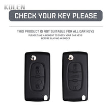 Load image into Gallery viewer, TPU Car Remote Key Case Cover Shell For Peugeot 107 207 307 308 407 607 3008 5008 For Citroen Xsara Picasso C5 C6 C8 Keyless
