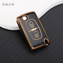 Load image into Gallery viewer, TPU Car Remote Key Case Cover Shell For Peugeot 107 207 307 308 407 607 3008 5008 For Citroen Xsara Picasso C5 C6 C8 Keyless
