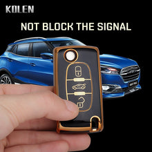 Load image into Gallery viewer, TPU Car Remote Key Case Cover Shell For Peugeot 107 207 307 308 407 607 3008 5008 For Citroen Xsara Picasso C5 C6 C8 Keyless
