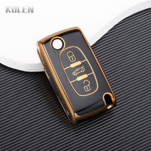 Load image into Gallery viewer, TPU Car Remote Key Case Cover Shell For Peugeot 107 207 307 308 407 607 3008 5008 For Citroen Xsara Picasso C5 C6 C8 Keyless

